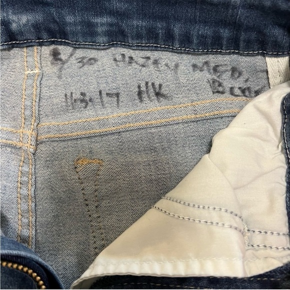 Mother High Rise Stretch Denim Jeans 24 ankle - Picture 13 of 16